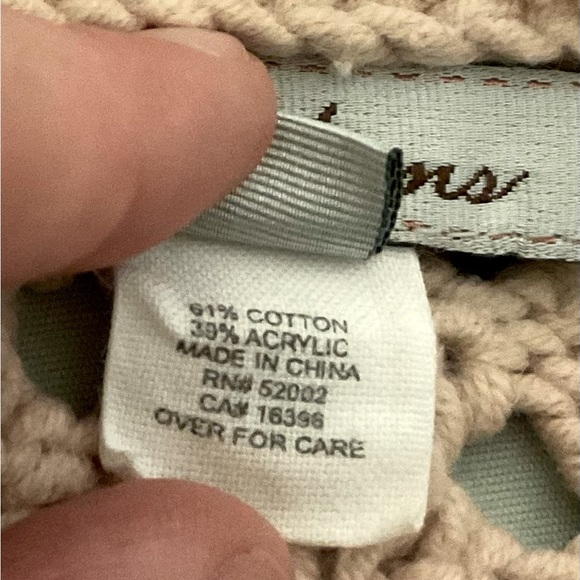 Chic women’s small, sandy light brown, cardigan - Picture 6 of 8